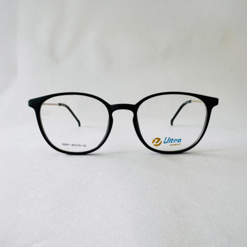 Black Round Rimmed Eyeglasses for Women