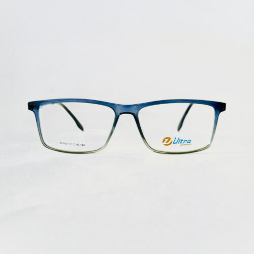 Blue Rectangle Rimmed Eyeglasses for Men and Women